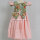 Boutique Pink Satin Floral Baby Girl Dress